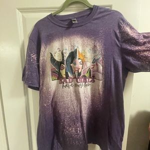 Disney “BAD  girls “ villain Custom made shirt never worn